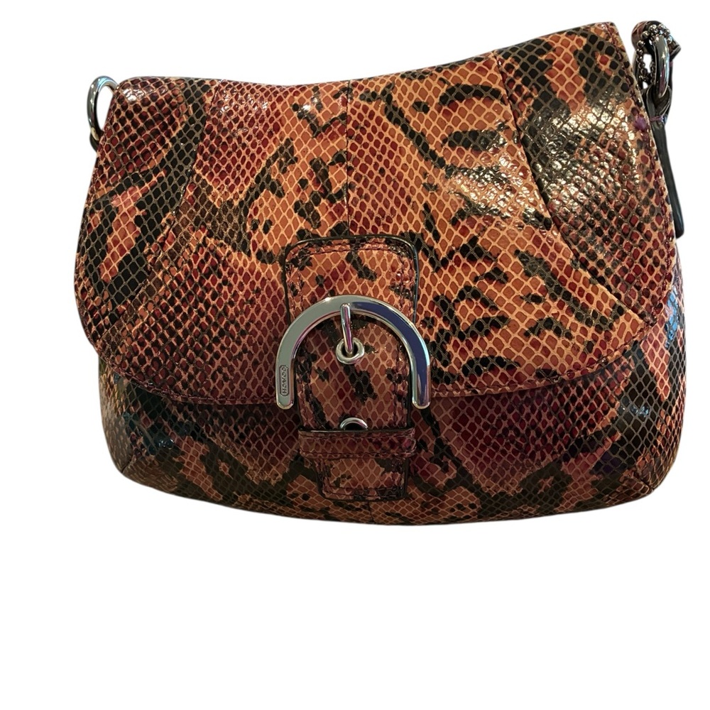 Coach Soho Mini Crossbody - Python Snakeskin (F45… - image 1